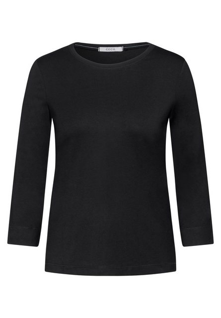 Cecil Langarmshirt - Basic Shirt - 3/4 - Arm - Sweatshirt günstig online kaufen