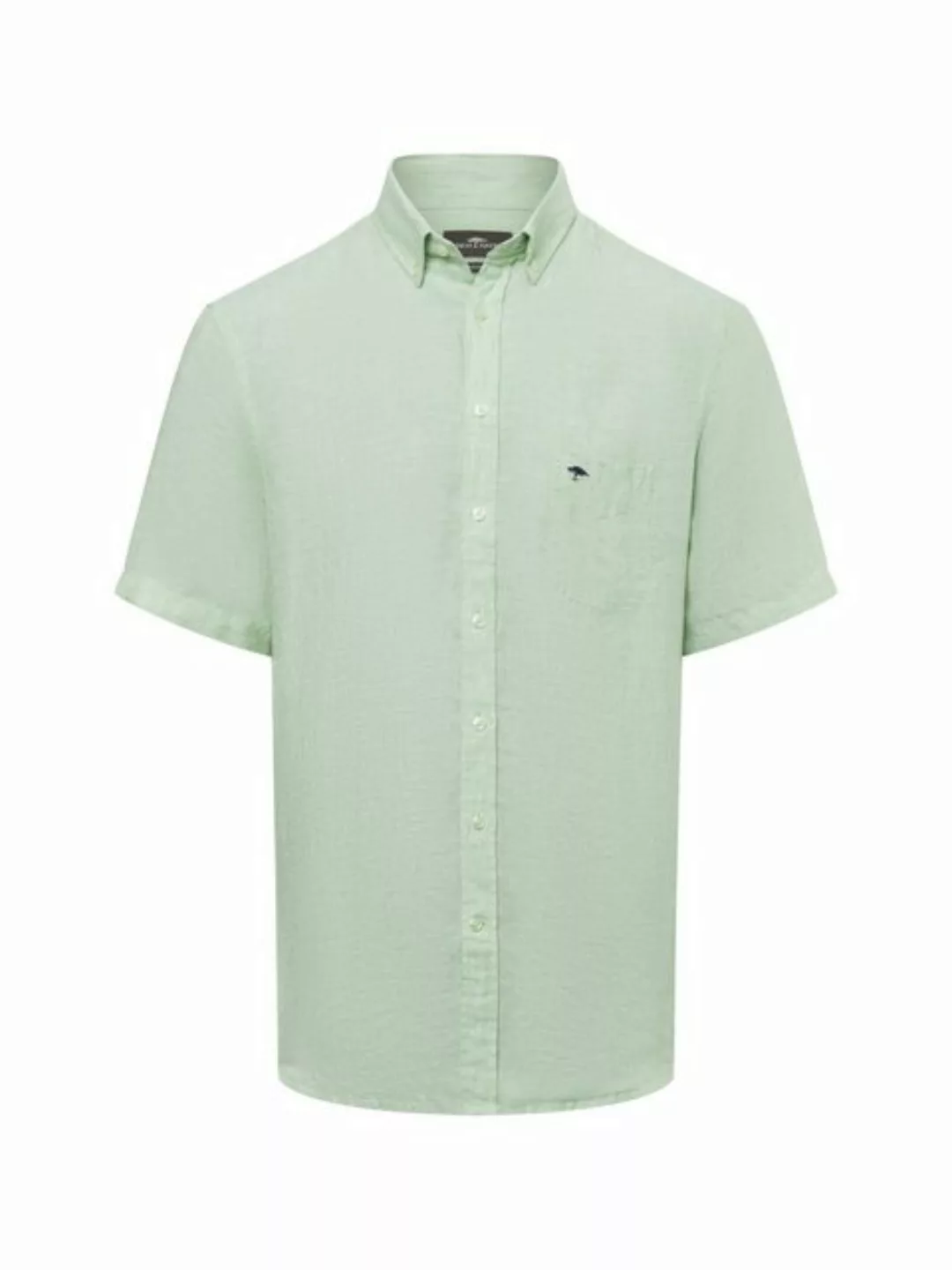 FYNCH-HATTON Kurzarmhemd Summer Linen, B.D., 1/2 dusty olive günstig online kaufen