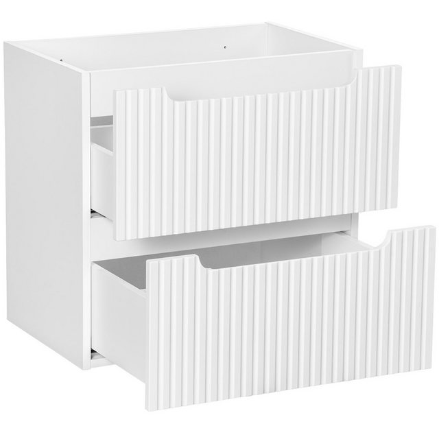 Lomadox Unterschrank NEWPORT-56-WHITE Waschtischunterschrank, weiß mit geri günstig online kaufen