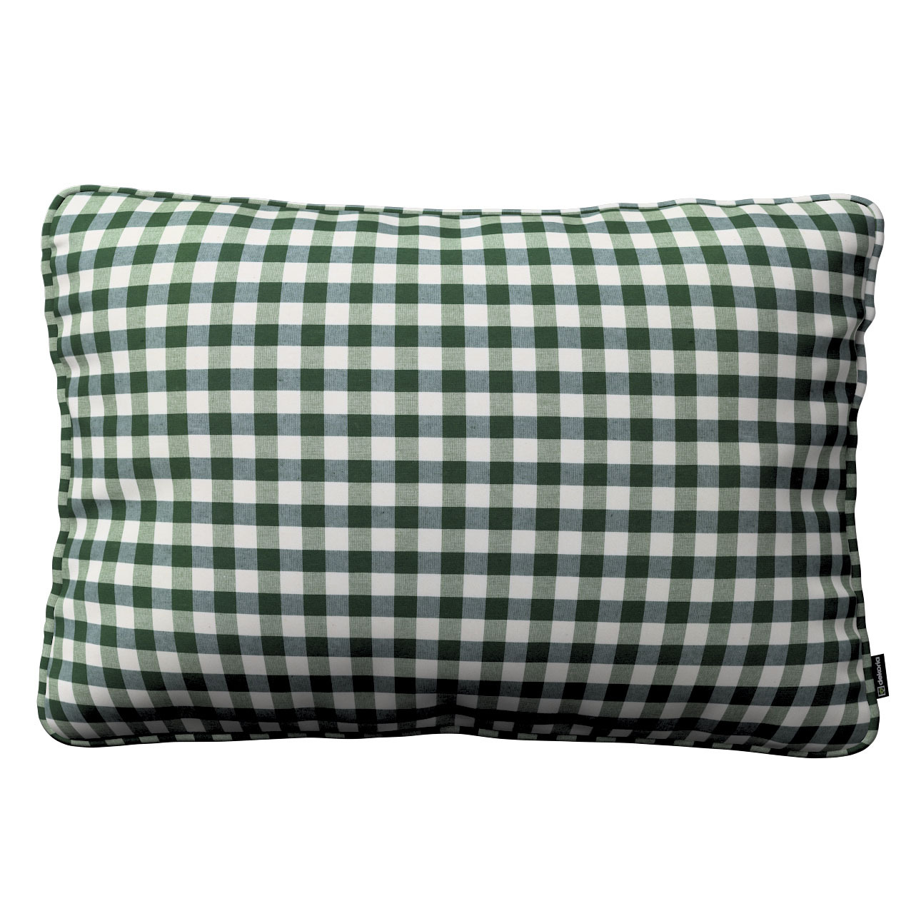 Kissenhülle Gabi mit Paspel 60x40cm, grün-ecru, 60 x 40 cm, Quadro (144-34) günstig online kaufen