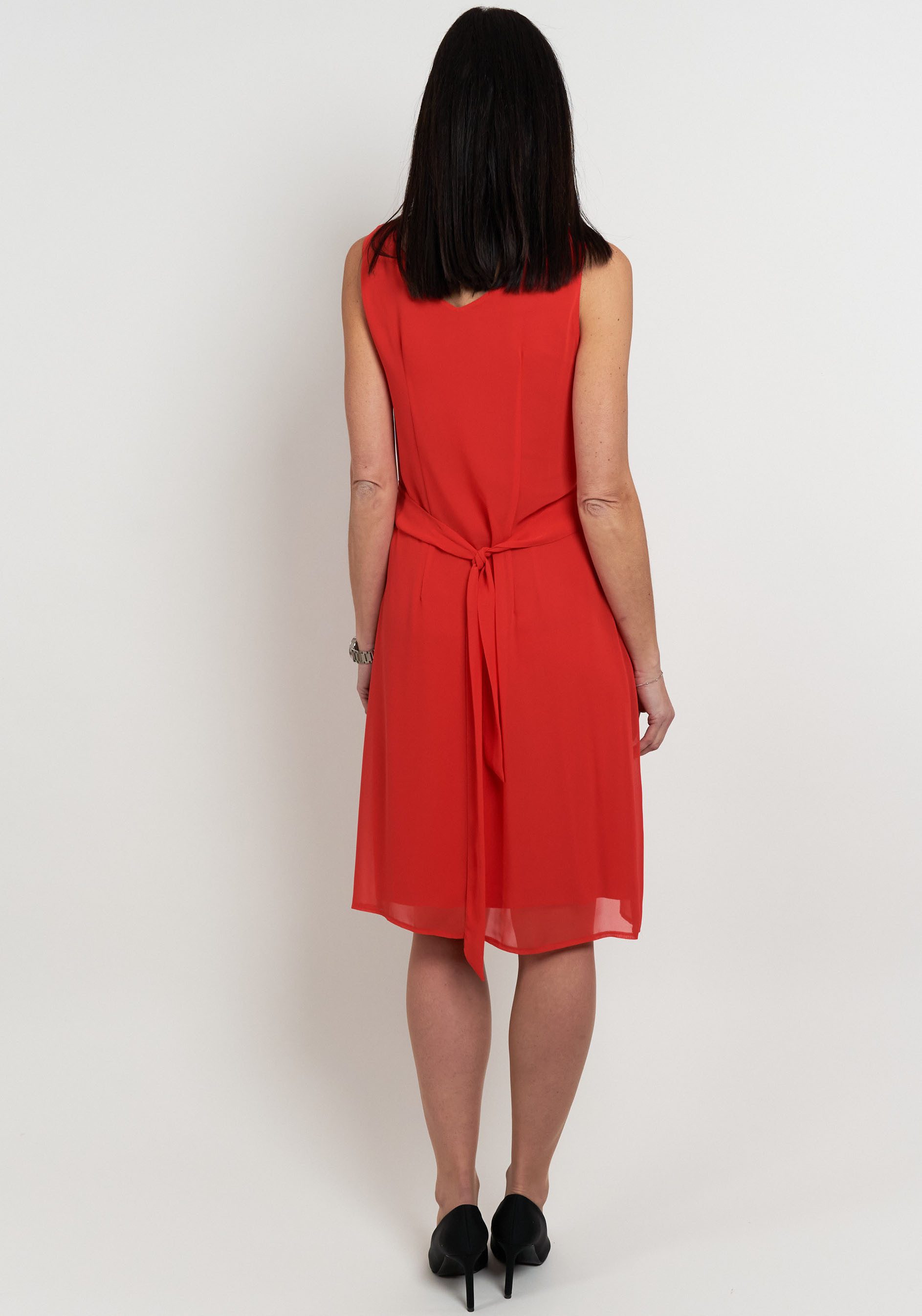 Seidel Moden Chiffonkleid mit Stoffgürtel, MADE günstig online kaufen