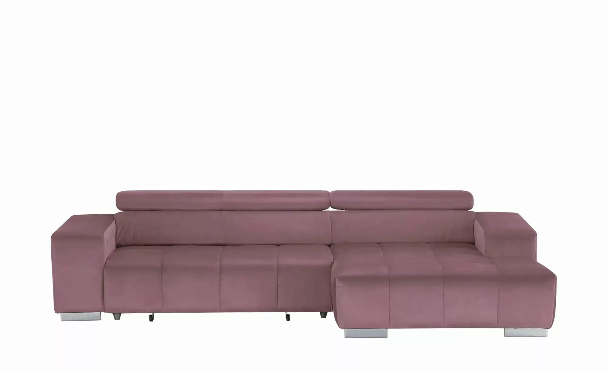 uno Ecksofa mit Kopfteilverstellung Origo ¦ rosa/pink ¦ Maße (cm): B: 307 H günstig online kaufen