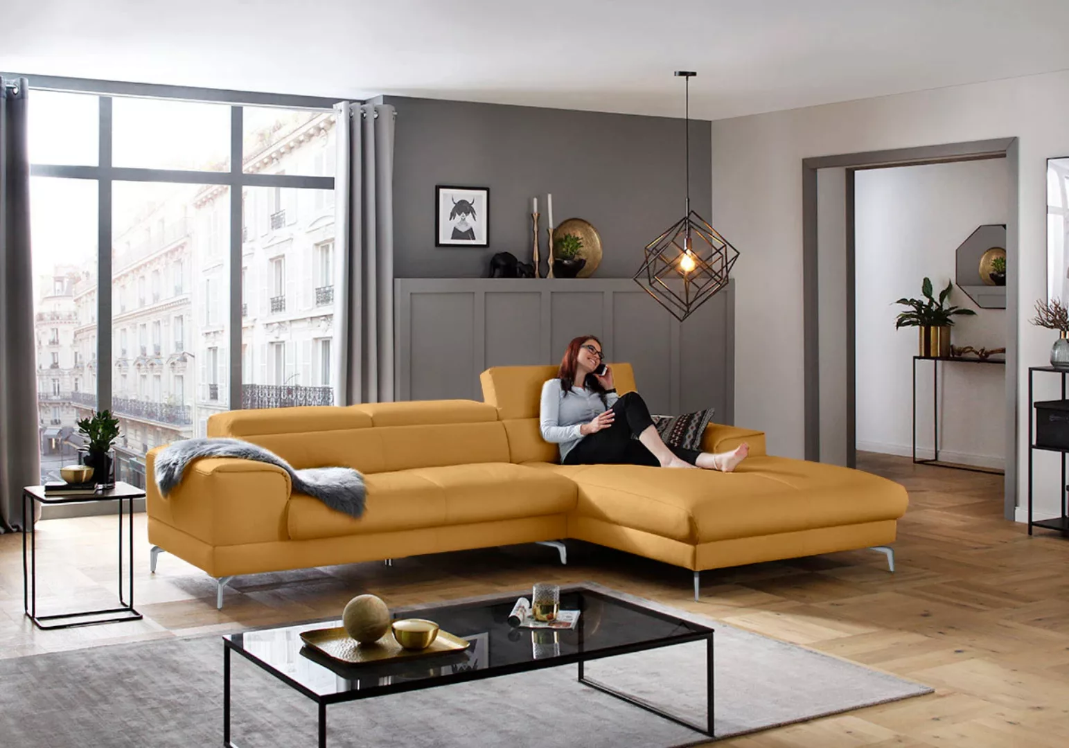 W.SCHILLIG Ecksofa "piedroo, Designsofa mit tollem Sitzkomfort, bequem und günstig online kaufen