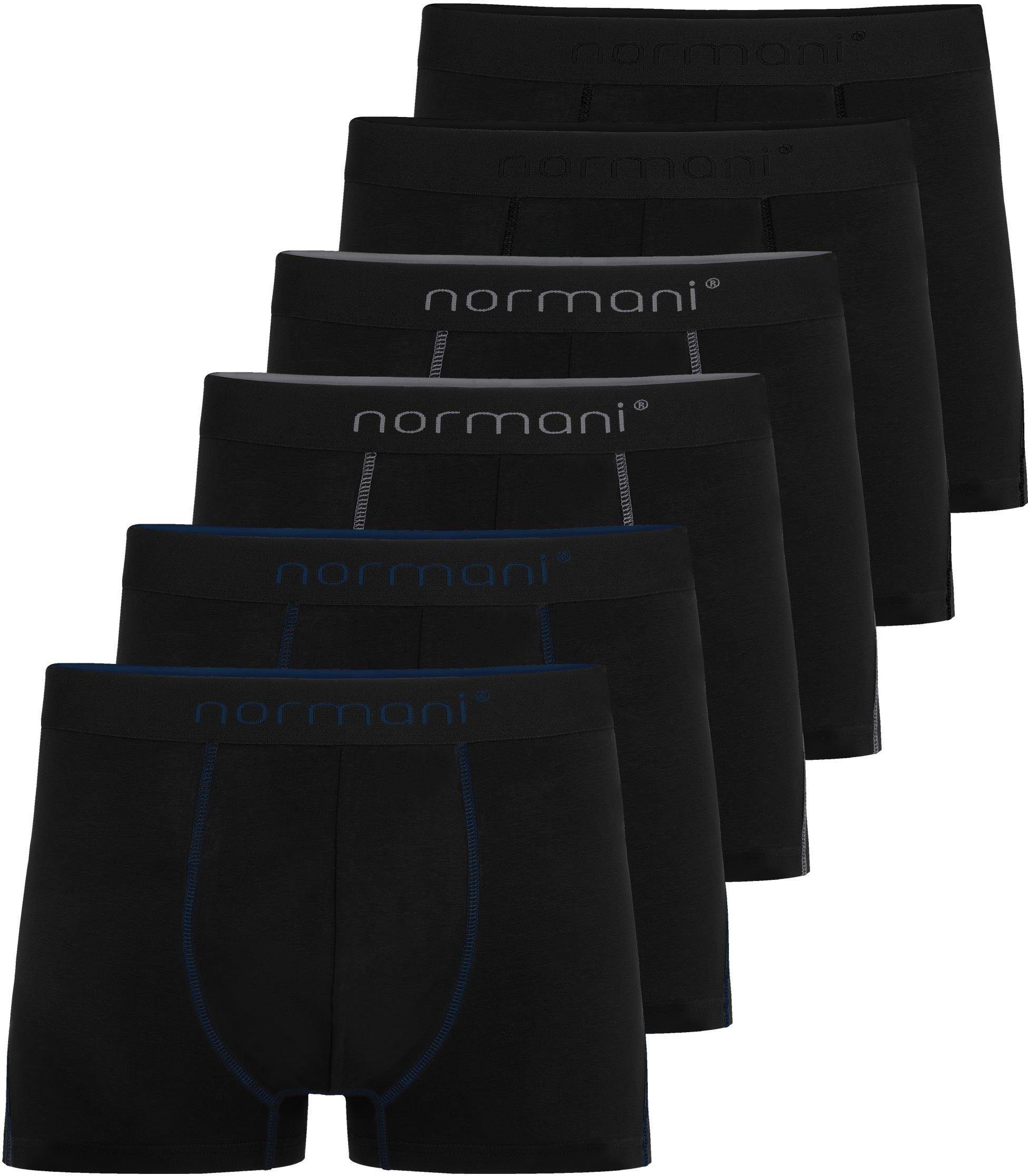 normani Boxershorts 6 Herren Baumwoll-Boxershorts Unterhose günstig online kaufen