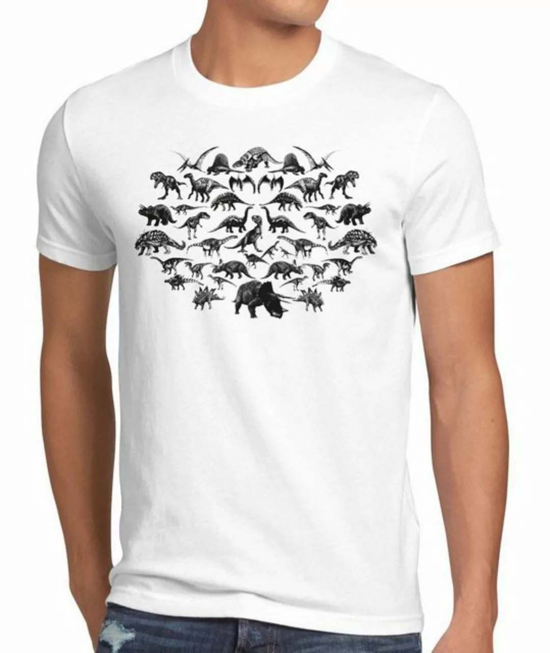 style3 Print-Shirt Herren T-Shirt Monster big bang Dinosaurier Sheldon Jura günstig online kaufen