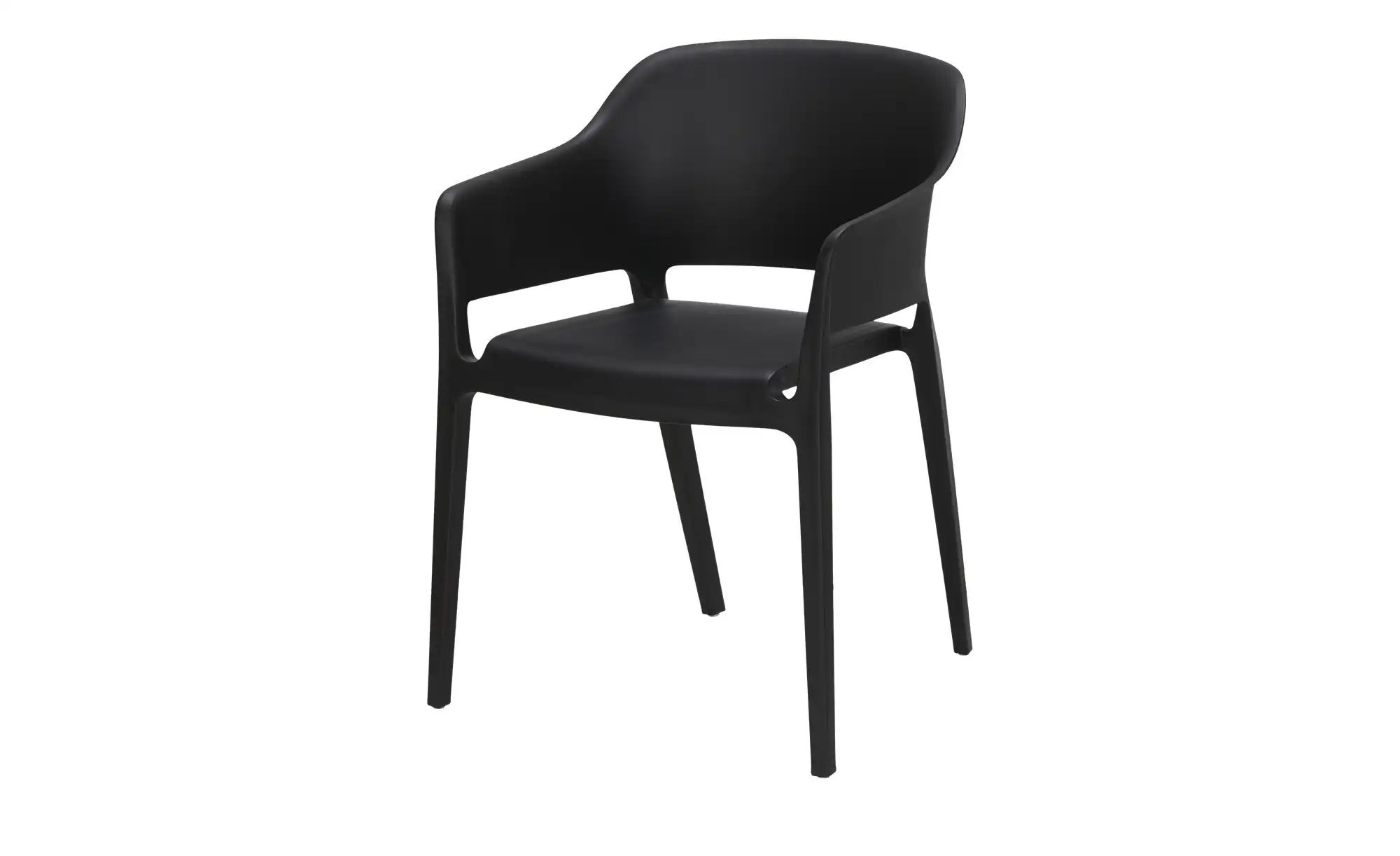 Stapelstuhl  Lacona ¦ schwarz ¦ Maße (cm): B: 55 H: 77,5 T: 54.5 Garten > G günstig online kaufen