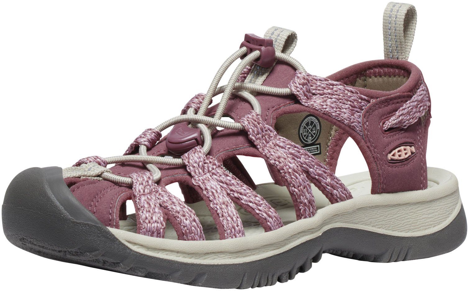 Keen WHISPER Sandale waschbar und schnell günstig online kaufen