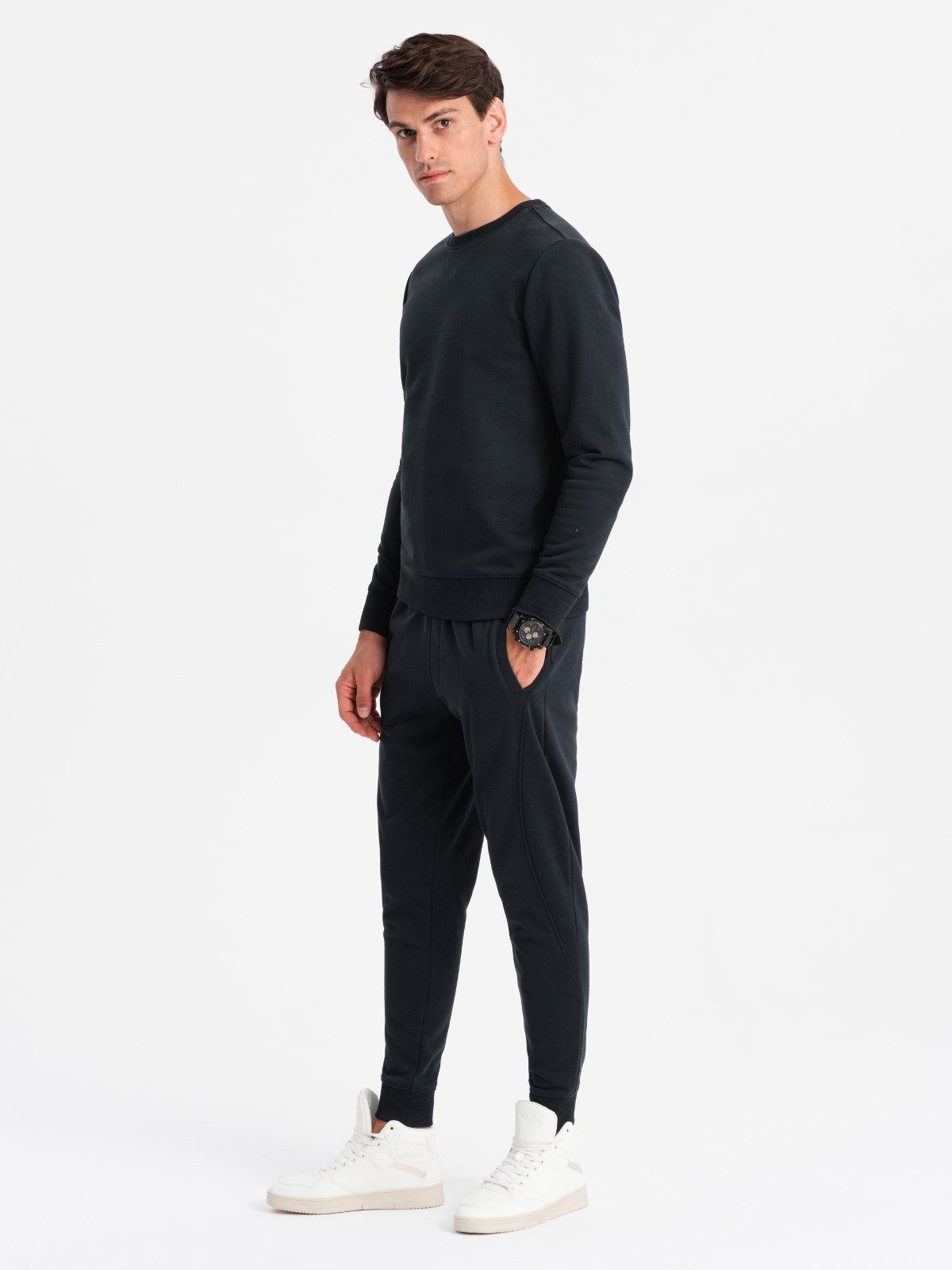 OMBRE Sweatanzug BASIC Herren-Sweatshirt-Set BASIC Sweatshirt günstig online kaufen