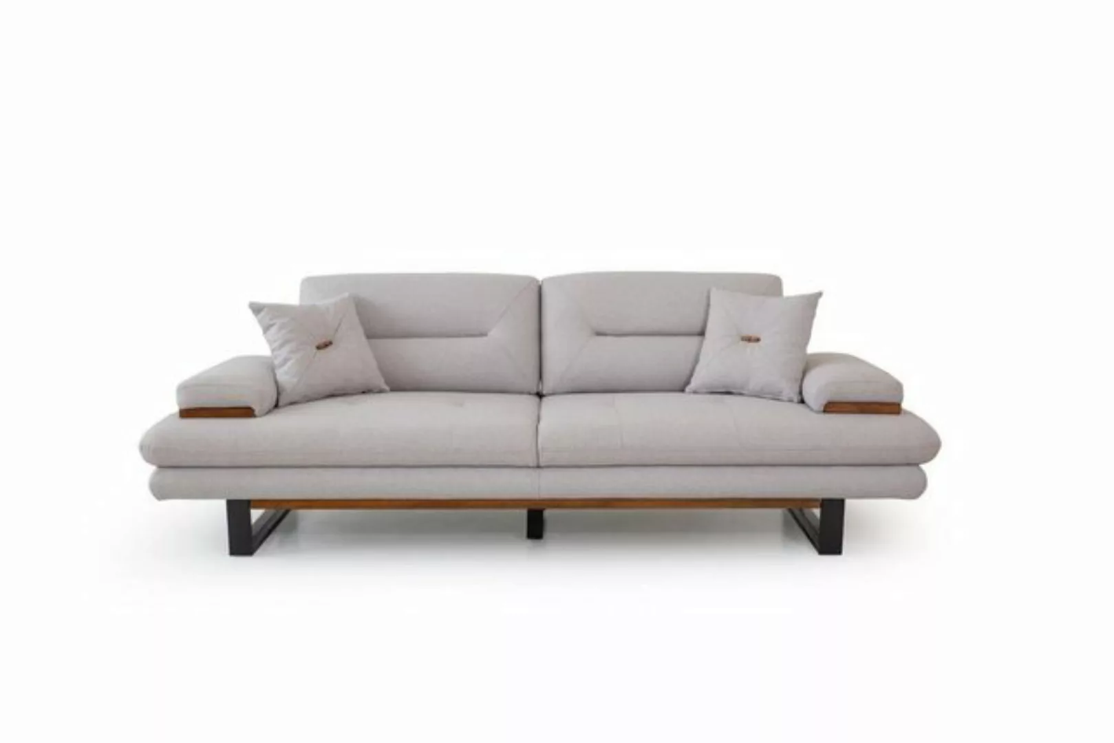 JVmoebel 3-Sitzer Designer Grau Sofa 3 Sitz Modern Stil Möbel in Wohnzimmer günstig online kaufen