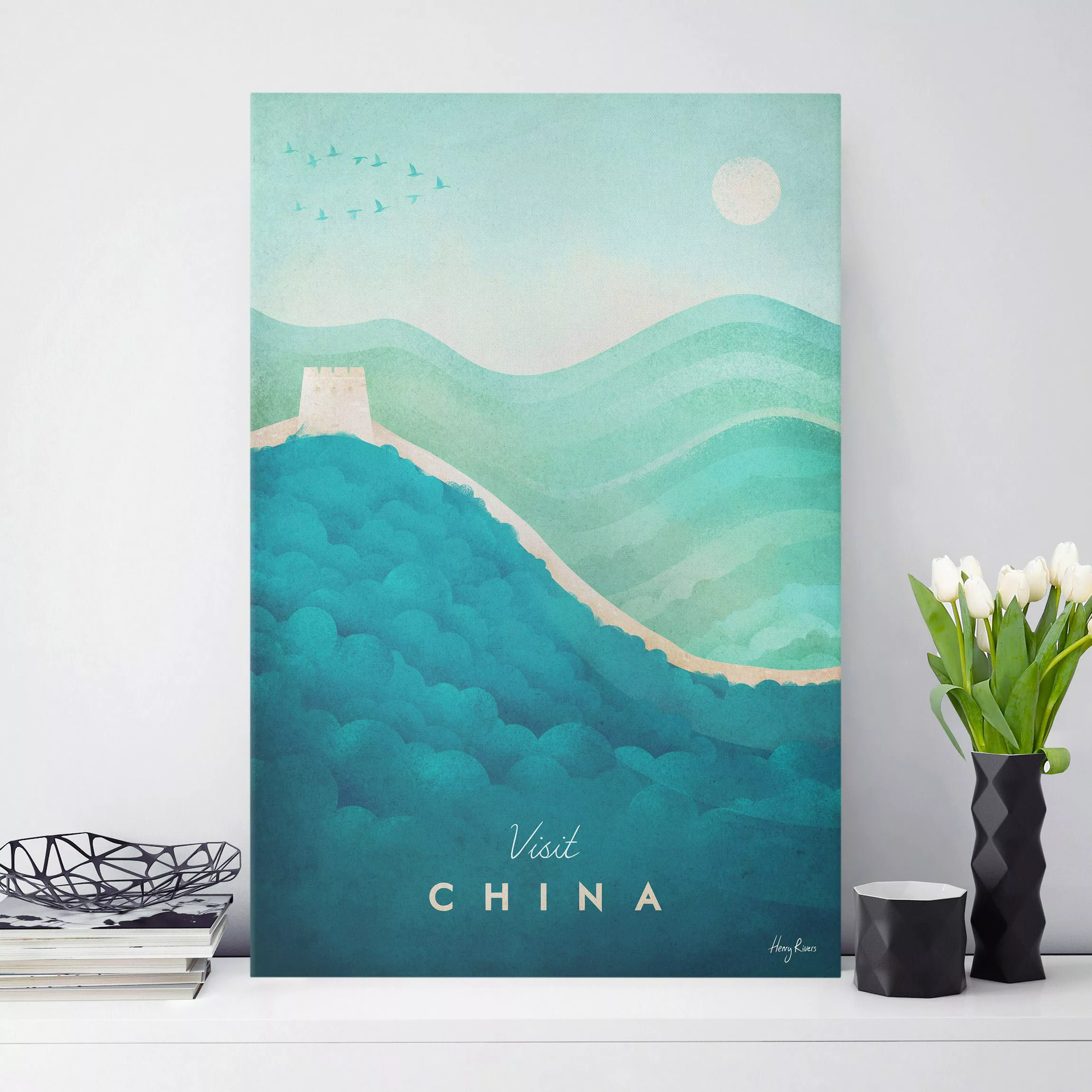 Leinwandbild Reiseposter - China günstig online kaufen
