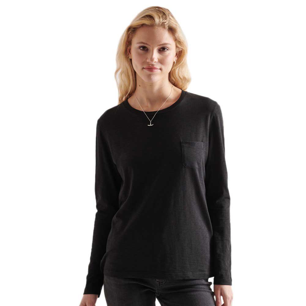 Superdry Pockecrew Langarm-t-shirt L Black günstig online kaufen