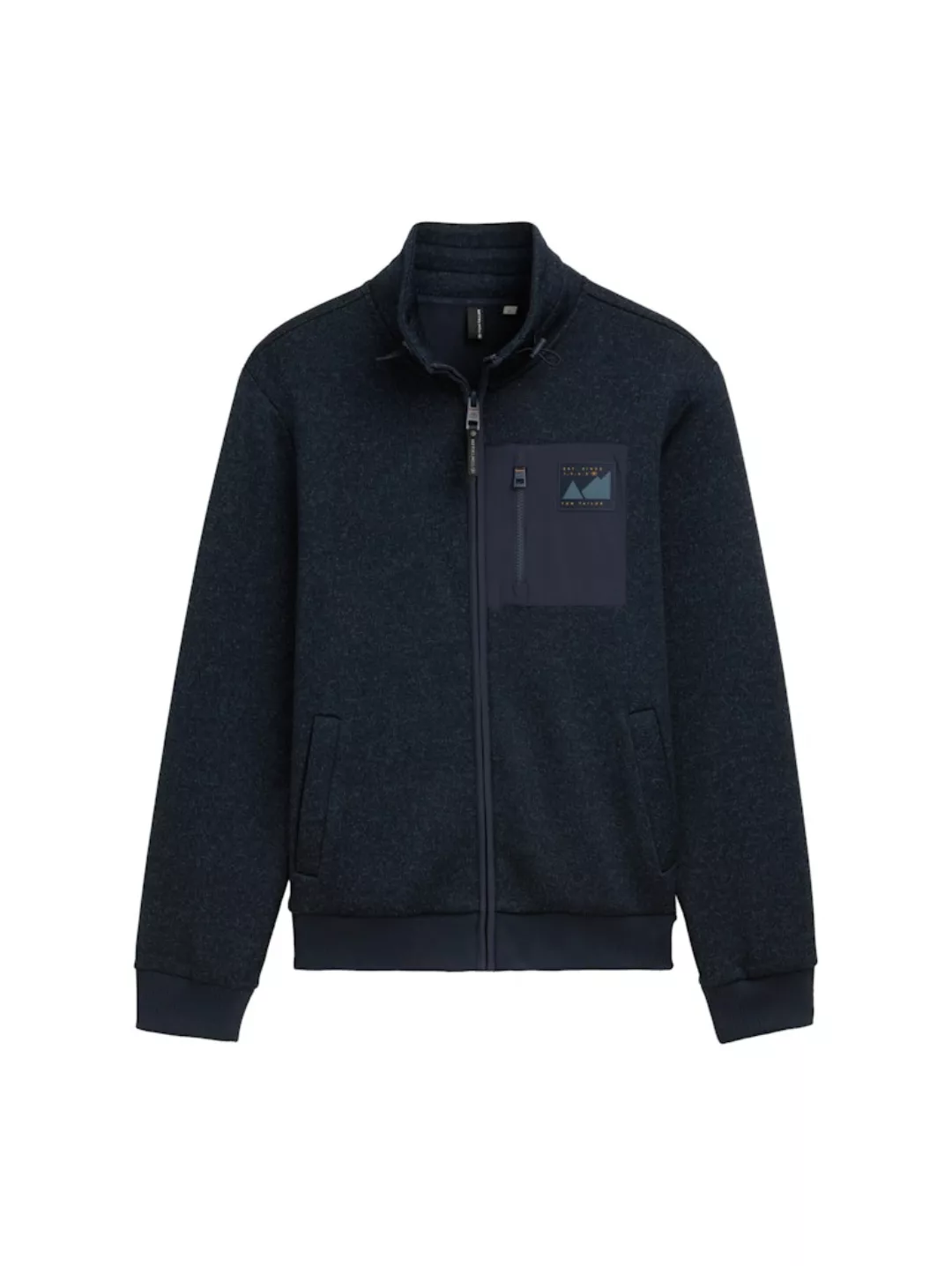 TOM TAILOR Sweatjacke fleece stand-up jack günstig online kaufen