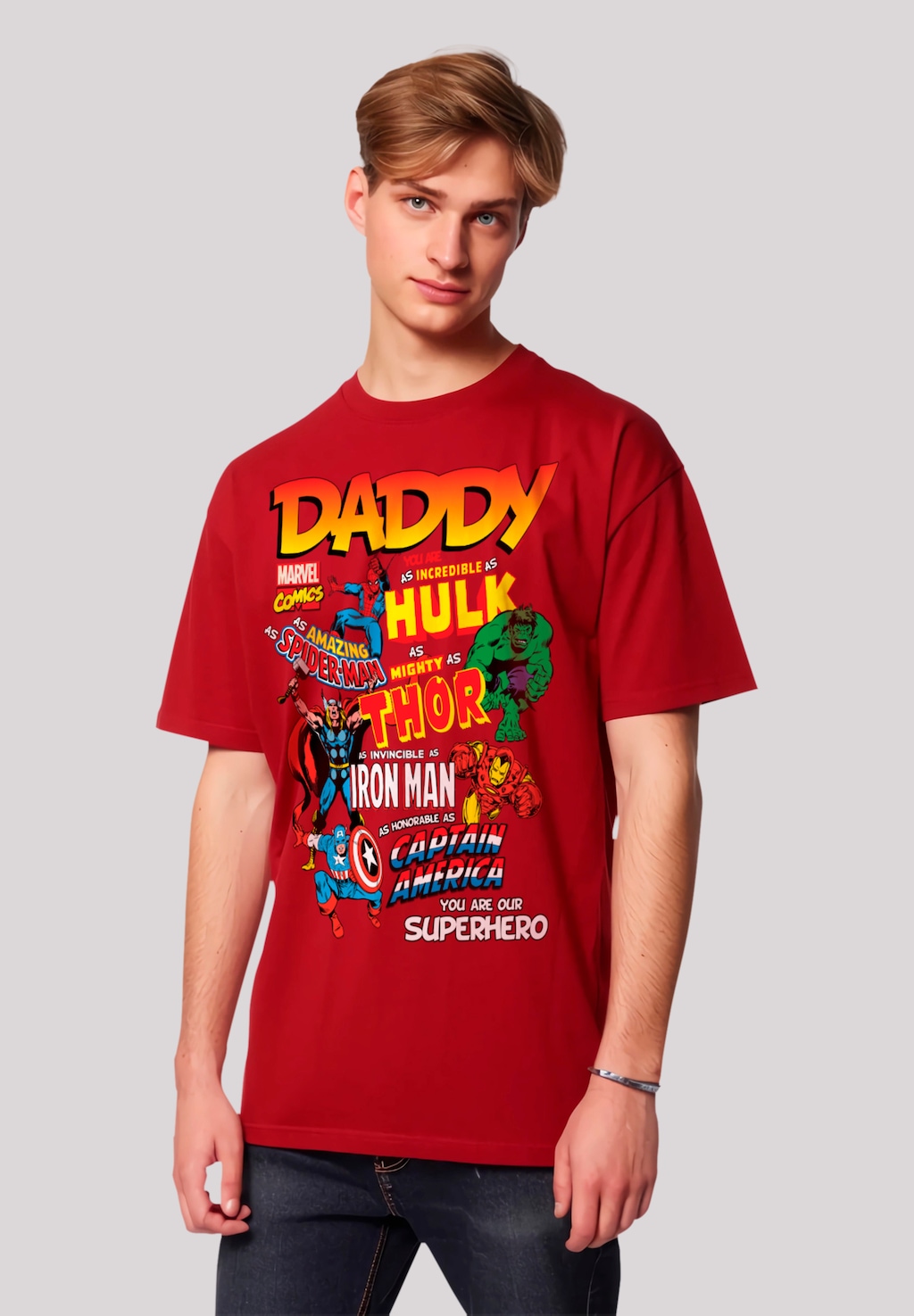 F4NT4STIC T-Shirt "Marvel Comics Our Dad Superhero", Premium Qualität günstig online kaufen