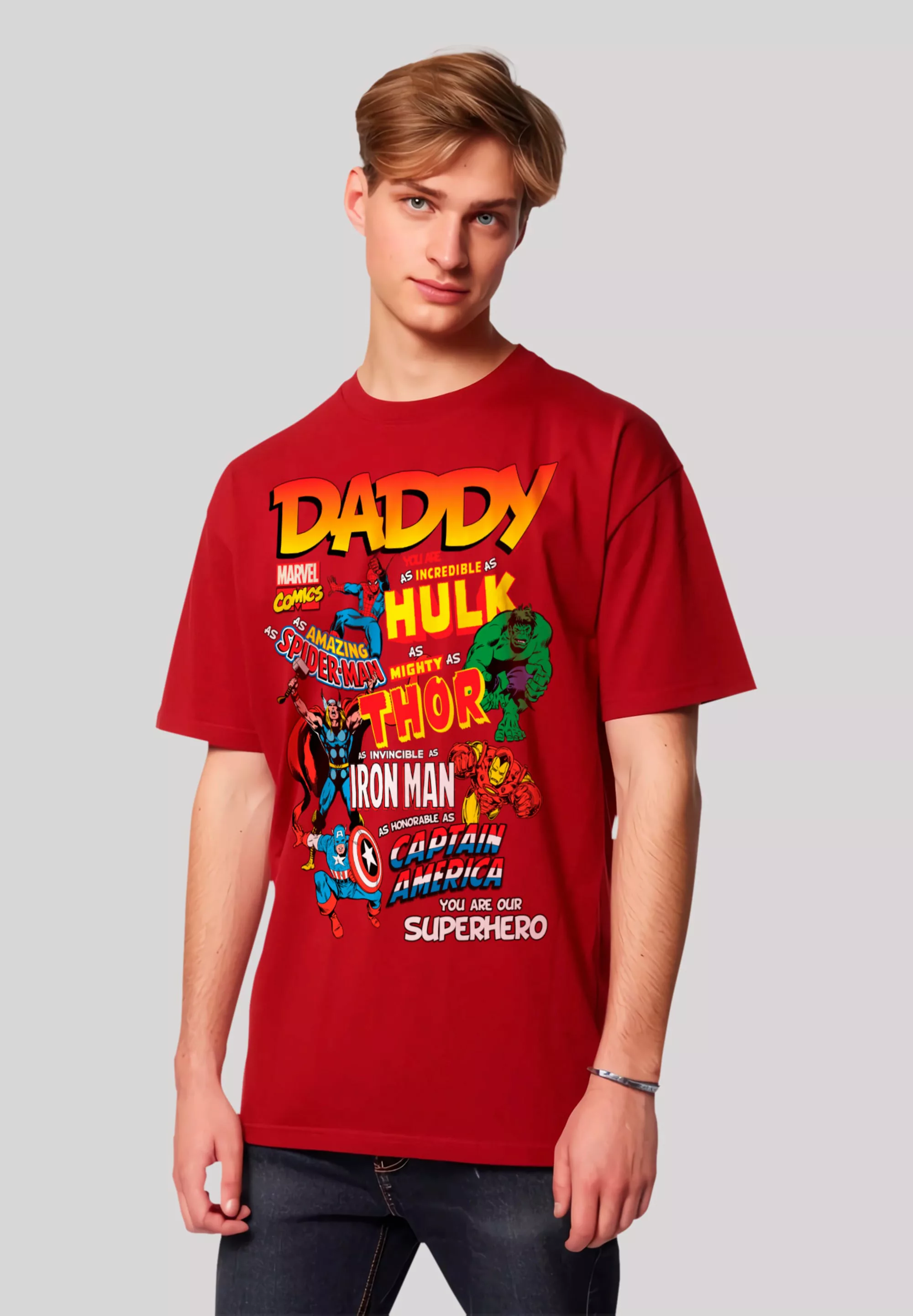 F4NT4STIC T-Shirt "Marvel Comics Our Dad Superhero", Premium Qualität günstig online kaufen