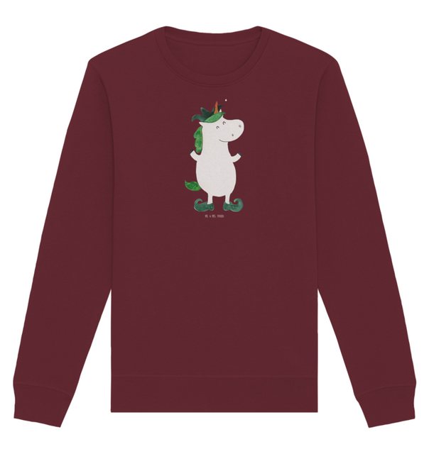 Mr. & Mrs. Panda Longpullover Größe L Einhorn Joker - Burgundy - Geschenk, günstig online kaufen