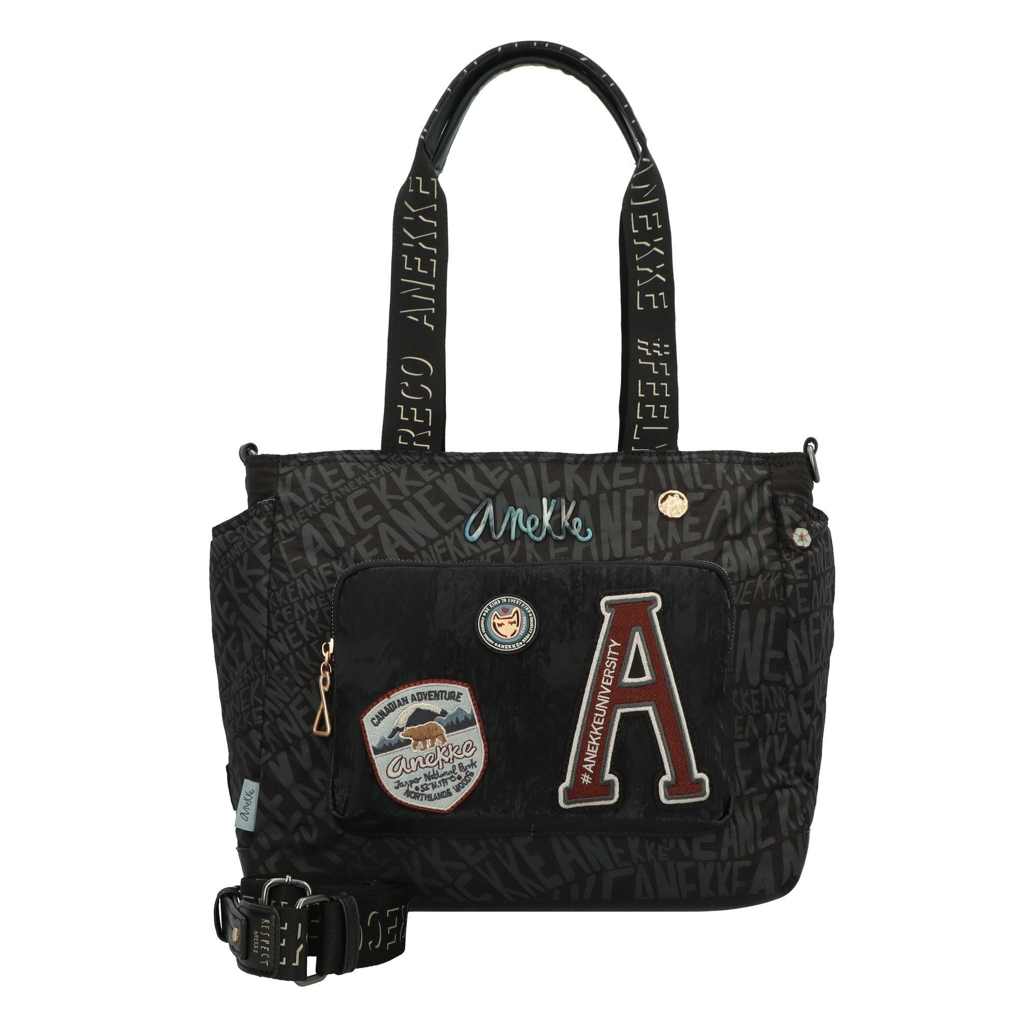 Anekke Schultertasche Nature Woods, Polyamid günstig online kaufen