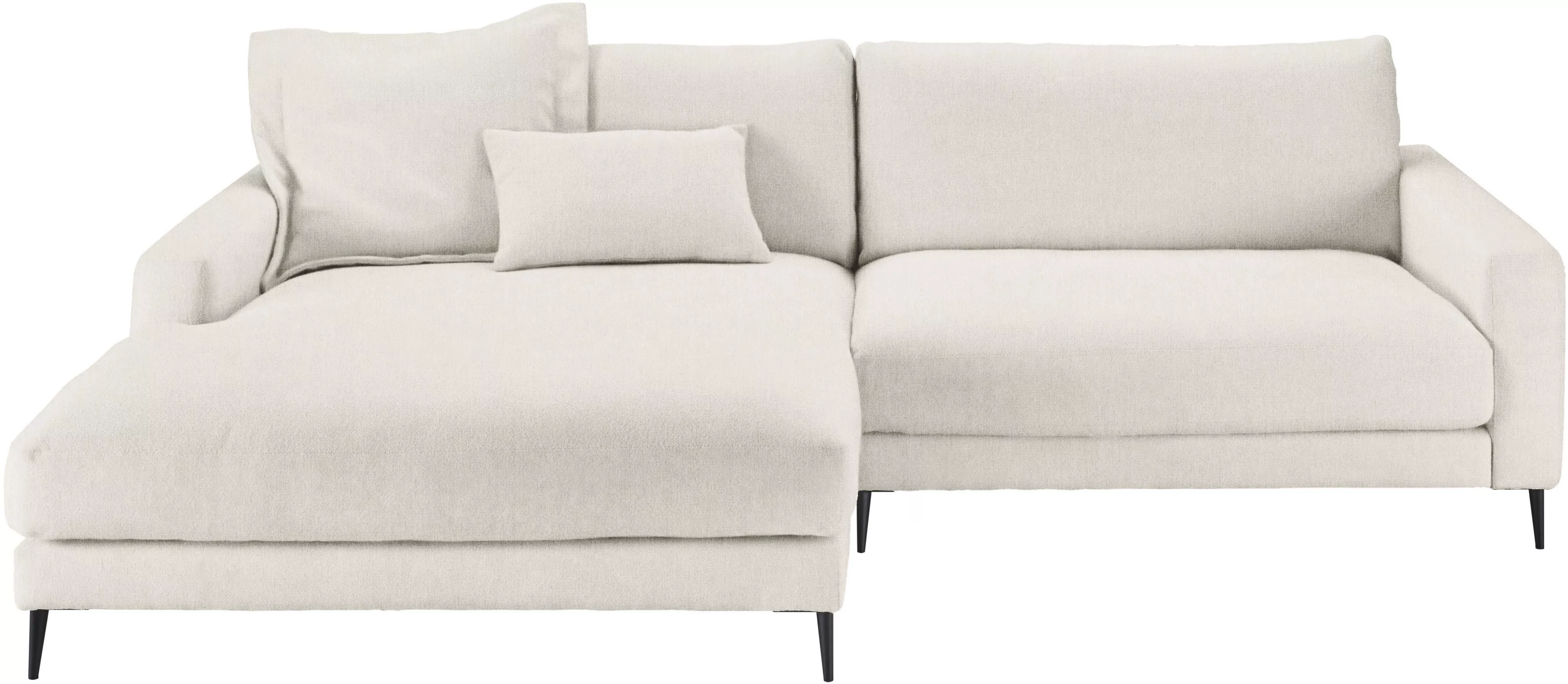 INOSIGN Ecksofa »Downtown, B/T/H: 272/190/84 cm L-Form«, weicher Sitzkomfor günstig online kaufen