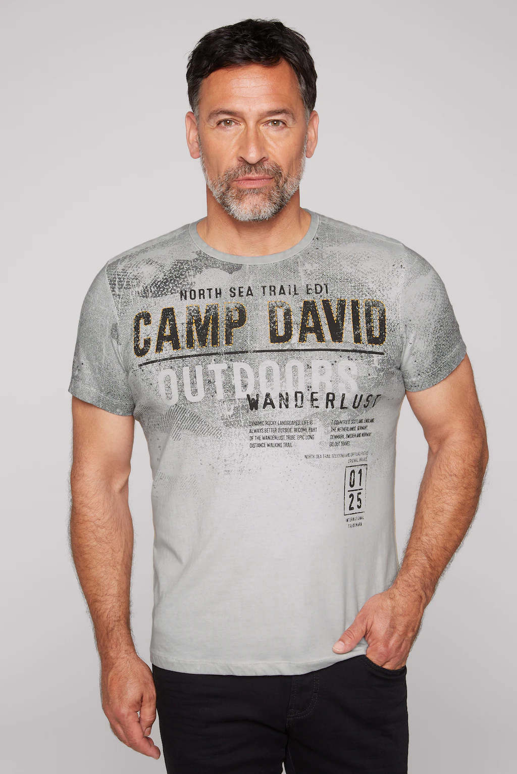 CAMP DAVID Rundhalsshirt günstig online kaufen