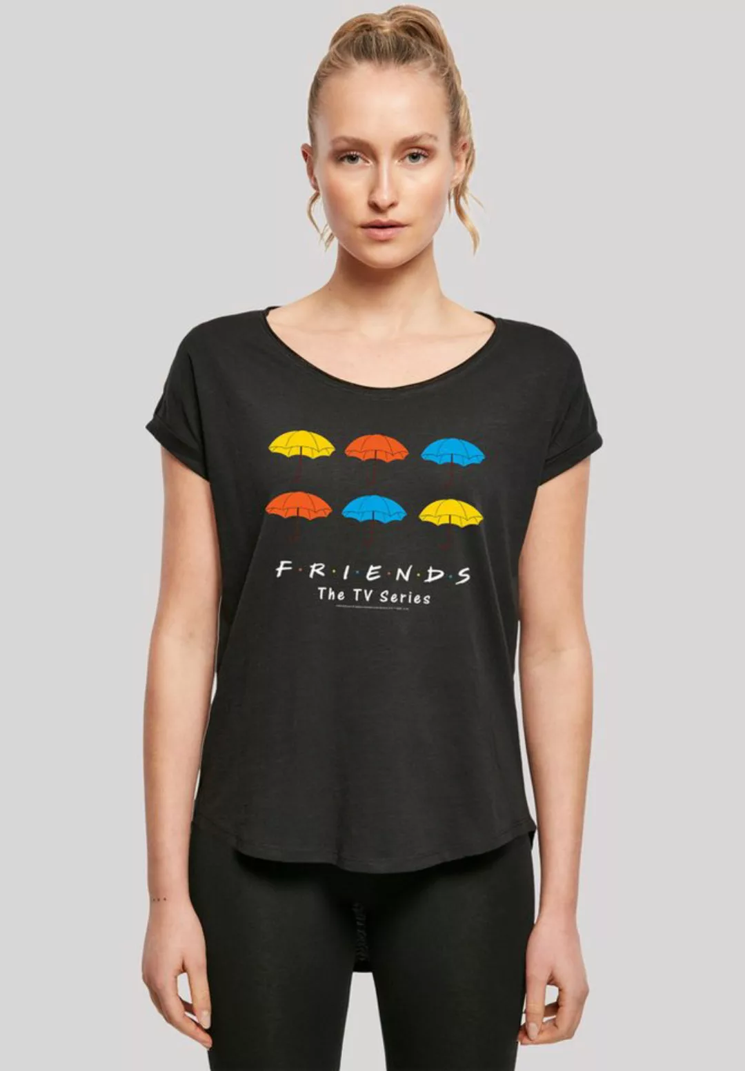 F4NT4STIC T-Shirt FRIENDS Bunte Regenschirme Print günstig online kaufen