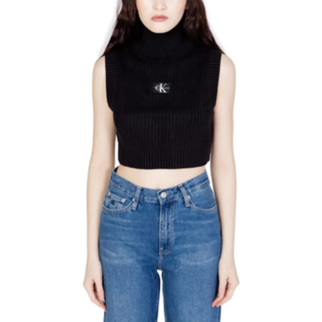 Calvin Klein Jeans  Pullover BADGE CROPPED HIGH N J20J220442 günstig online kaufen