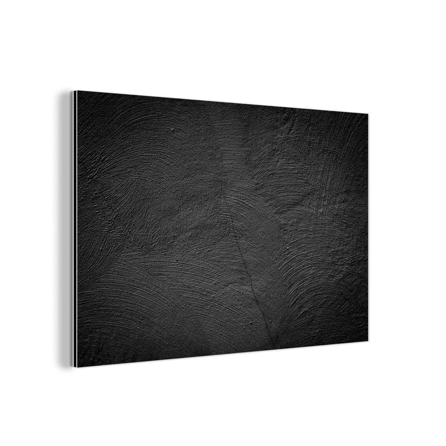 MuchoWow Metallbild Beton - Schwarz - günstig online kaufen