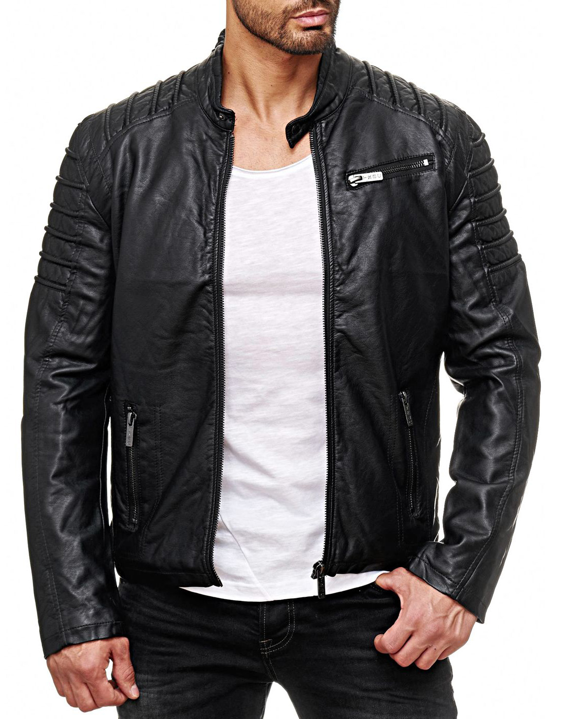 RedBridge Bikerjacke "Oxnard", im Biker-Design günstig online kaufen