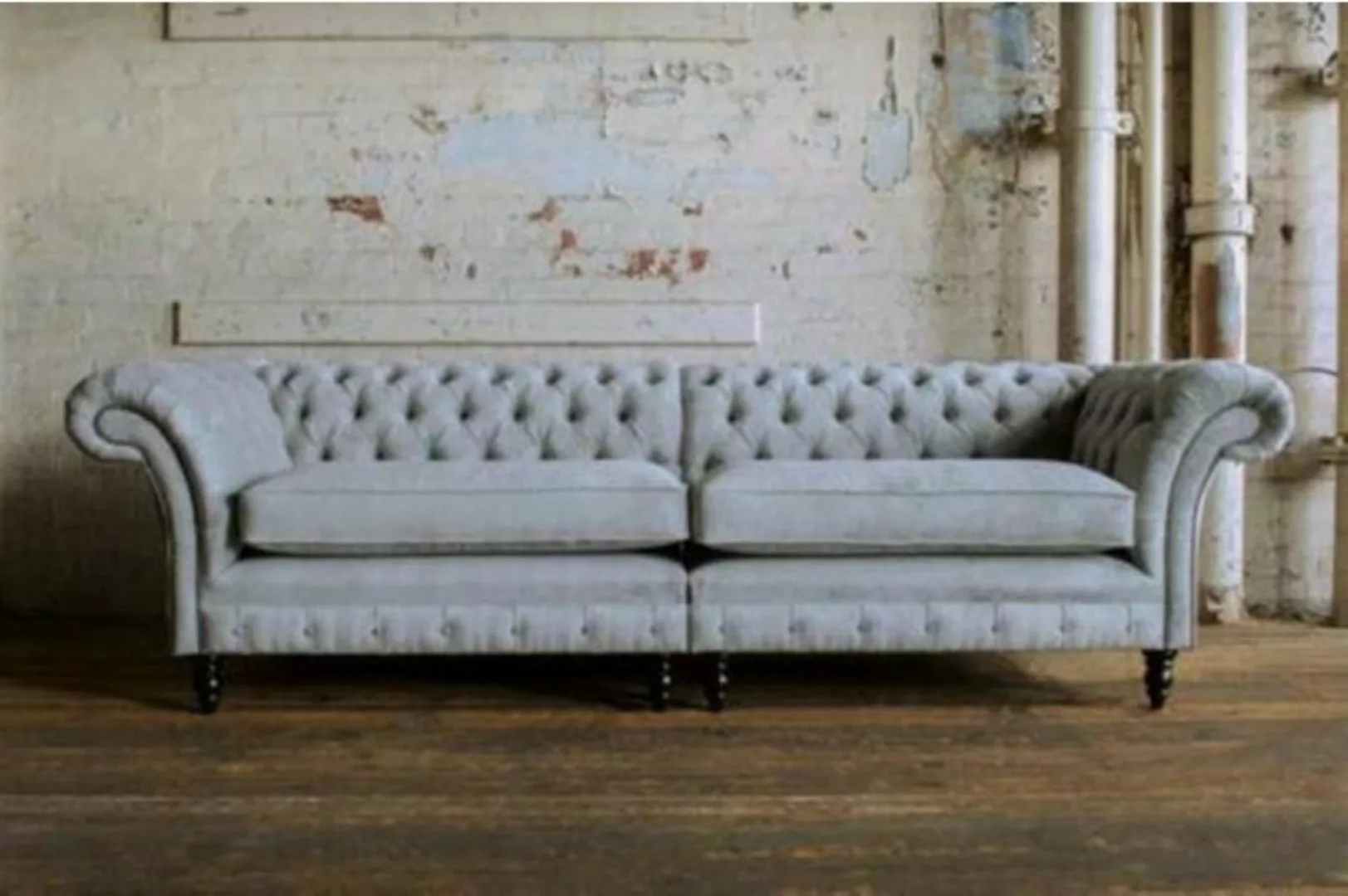 JVmoebel Chesterfield-Sofa XXL Sofa 4 Sitzer Couch Chesterfield Polster Sit günstig online kaufen