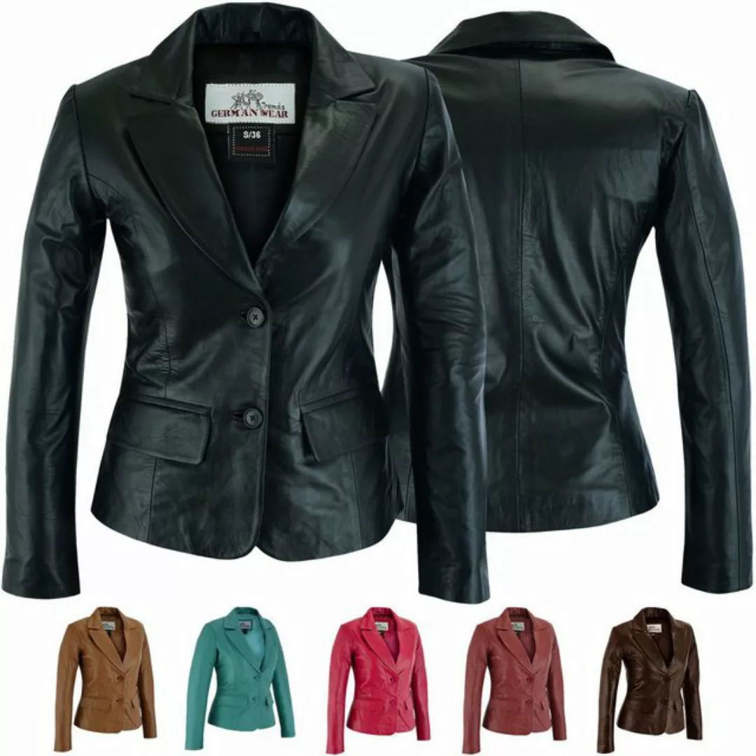 German Wear Lederblazer Trend422J Damen Lederblazer Lederjacke Blazer echtl günstig online kaufen