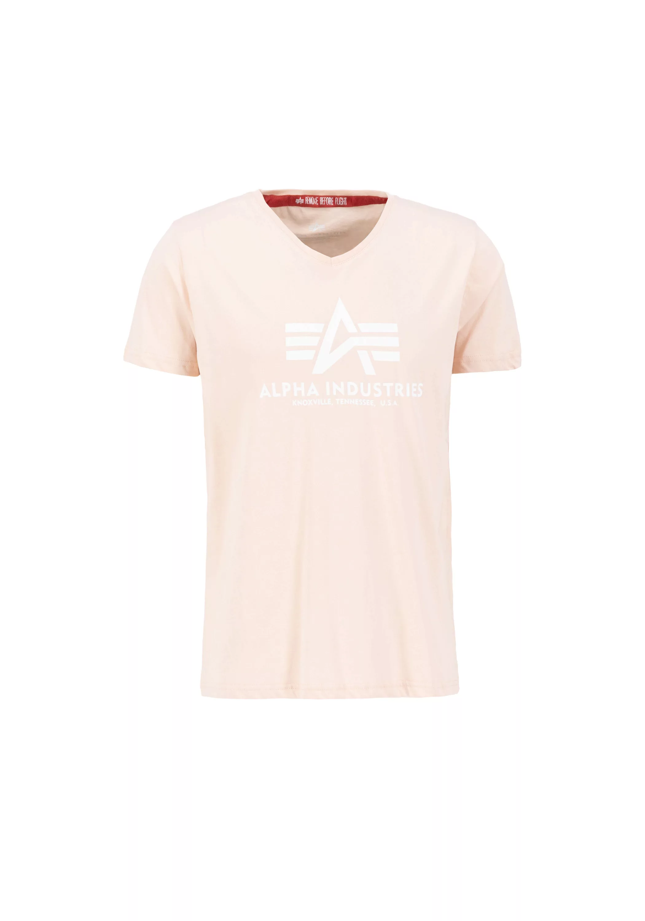 Alpha Industries T-Shirt "ALPHA INDUSTRIES Men - T-Shirts Basic V-Neck T" günstig online kaufen