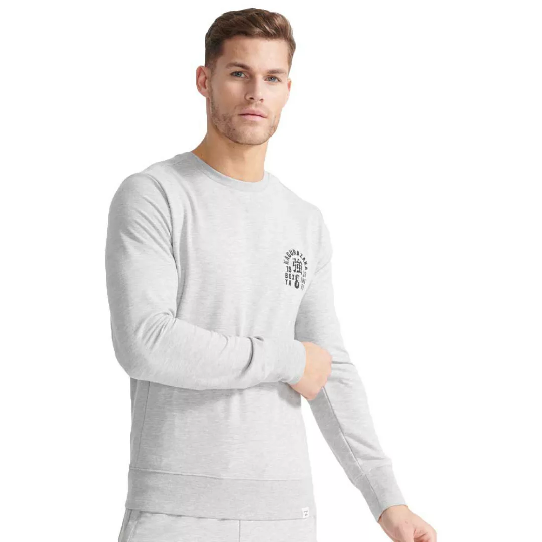 Superdry Training Boxing Yard Crew Sweatshirt L Grey Marl günstig online kaufen
