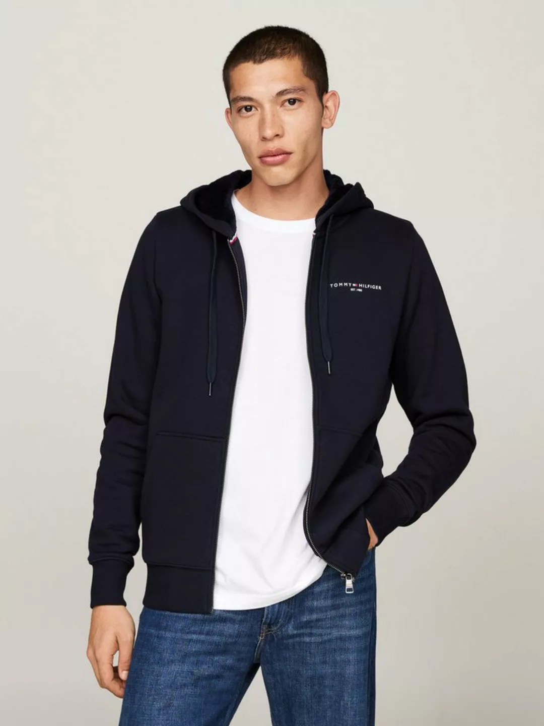 Tommy Hilfiger Kapuzensweatshirt TOMMY LOGO FUR LINED HOODY mit Kapuze, Log günstig online kaufen