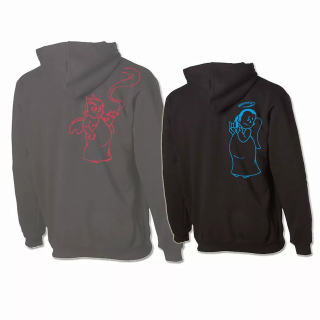 G-graphics Hoodie Engel & Teufel (Partner- / Paar-Set, Einzelteile zum selb günstig online kaufen