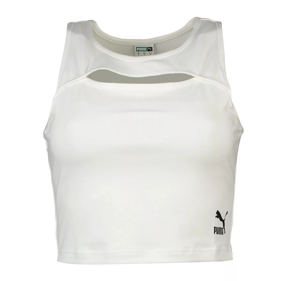Puma Select Classics Cut-out Ärmelloses T-shirt XS Puma White günstig online kaufen