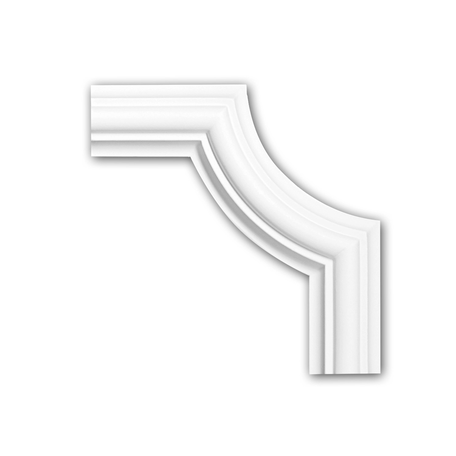 PROFHOME 152308 Eckelement für Wandleiste Zierelement dekoratives Element 1 günstig online kaufen