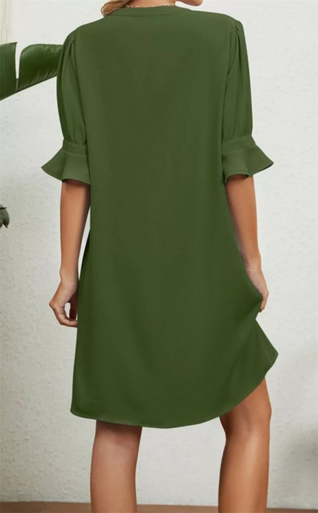 AFAZ New Trading UG Sommerrock Einfarbiges, lockeres Sommerkleid für Damen günstig online kaufen