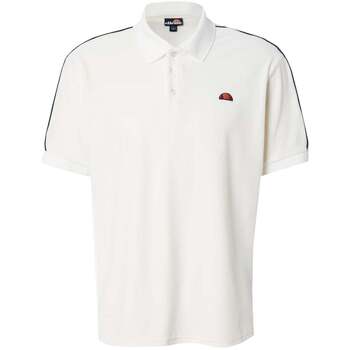 Ellesse  T-Shirts & Poloshirts Sinise Velour Polo Shirt Off White günstig online kaufen