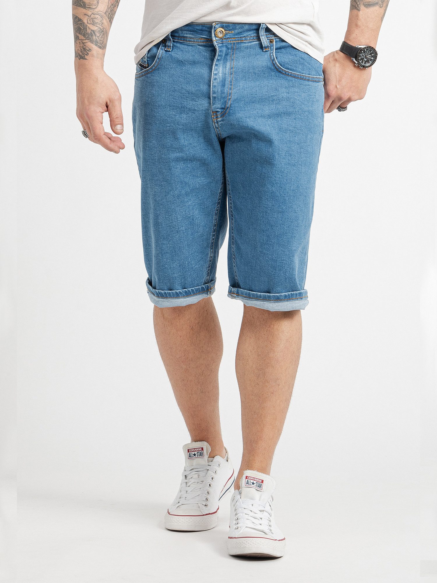 Rock Creek Bermudas Herren Shorts Jeansshorts günstig online kaufen
