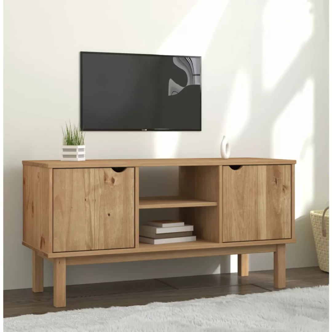 Vidaxl Tv-schrank 113,5x43x57 Cm Massivholz Kiefer günstig online kaufen