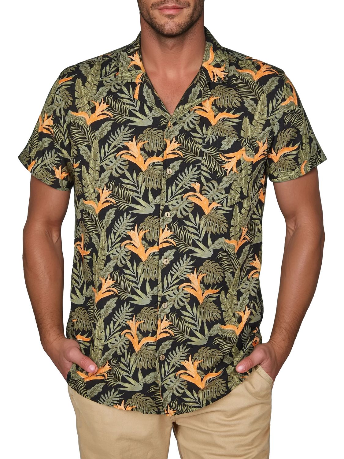 riverso Hawaiihemd Herren Sommerhemd RIVMick Regular günstig online kaufen
