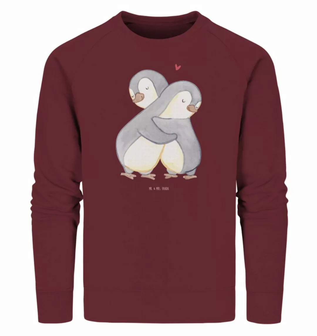 Mr. & Mrs. Panda Longpullover Größe M Pinguine Kuscheln - Burgundy - Gesche günstig online kaufen