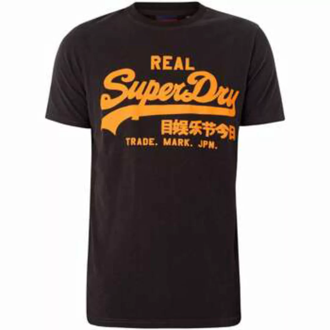 Superdry  T-Shirt T-Shirt mit neonfarbener Vintage-Logo-Grafik günstig online kaufen