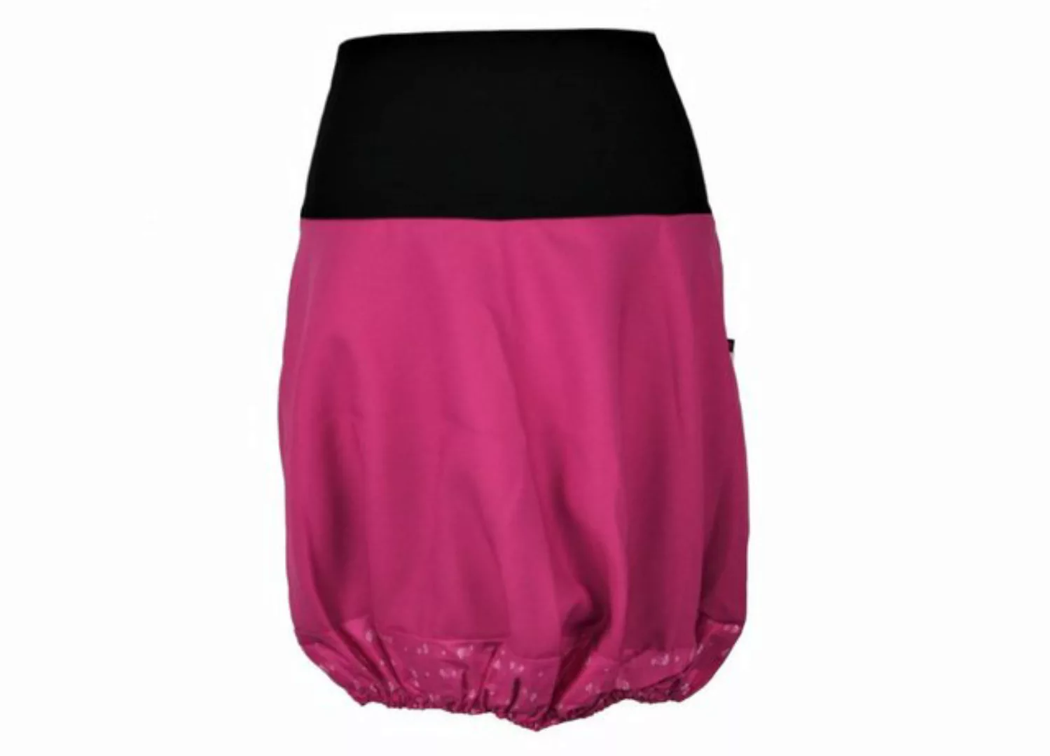 dunkle design A-Linien-Rock Ballonrock Pink 54cm Bund aus Jersey günstig online kaufen