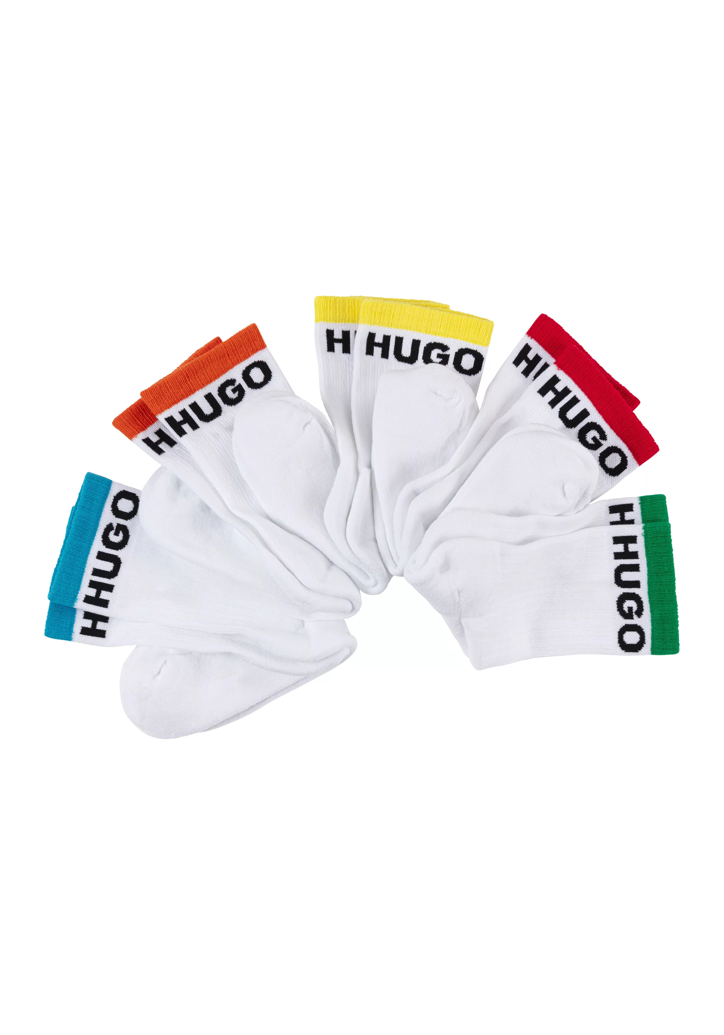 HUGO Underwear Socken "5P QS RAINBOW CC W", (Packung, 5 Paar, 5er), mit kon günstig online kaufen