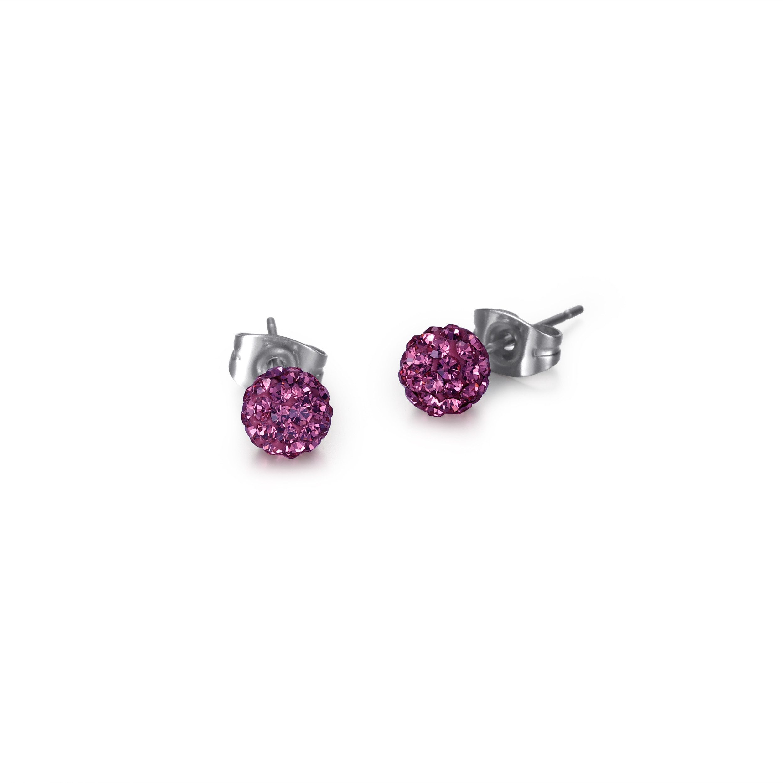 RAIKOU Ohrstecker-Set Rundkügelchen - Edelstahl Ohrstecker günstig online kaufen