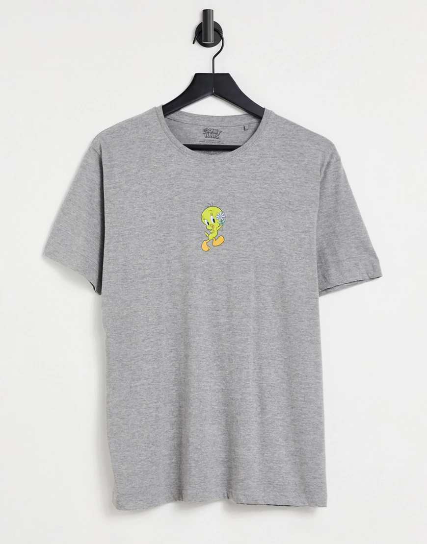 T-Shirt in Grau mit Tweety -Print günstig online kaufen