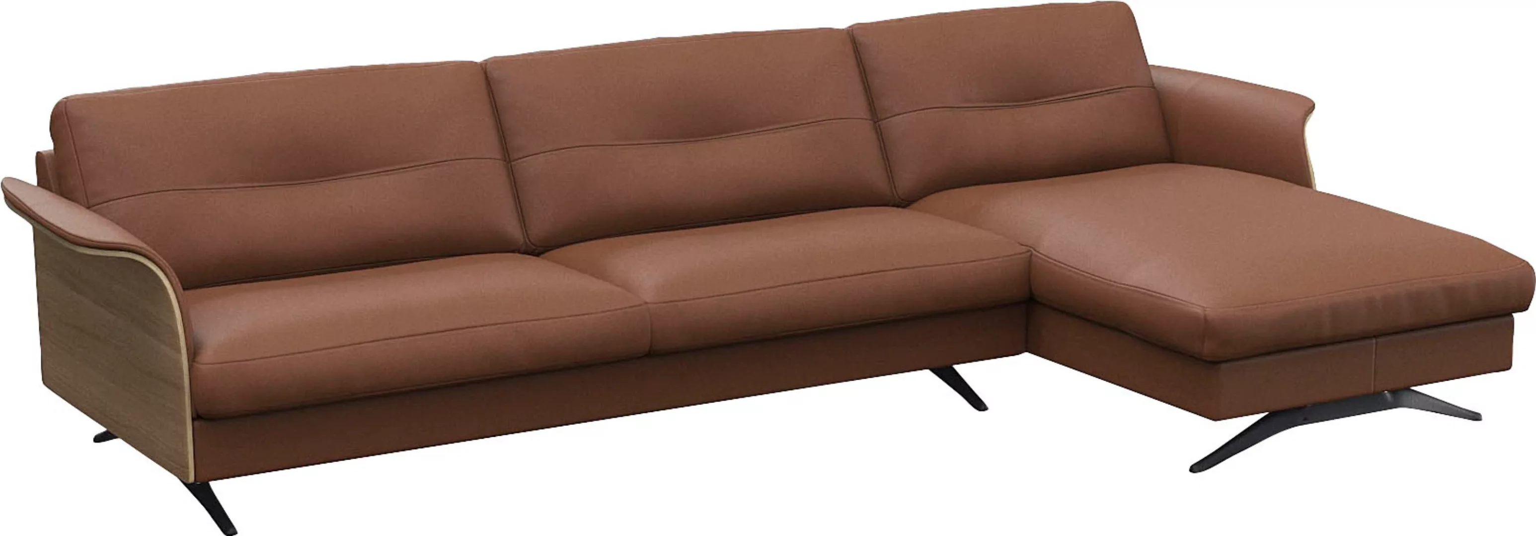 FLEXLUX Ecksofa »Glow, super bequem durch hochwertigem Sitzaufbau mit Feder günstig online kaufen