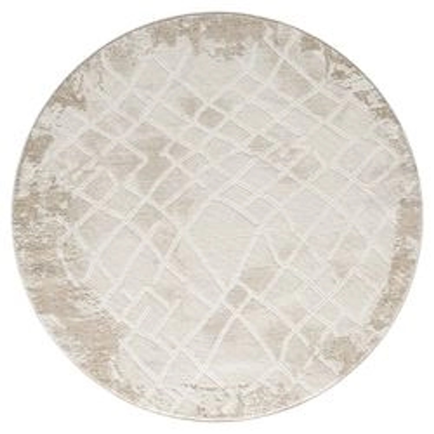 payé Teppich Royal 215 Rund 200x200 cm Cream günstig online kaufen