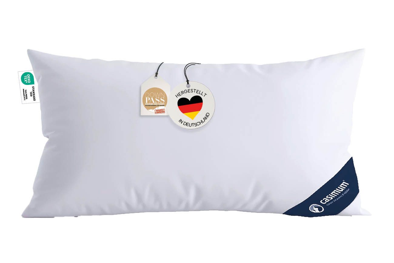 casimum Daunenkissen COMFORT Daunenkissen 80x80, Kissen günstig online kaufen