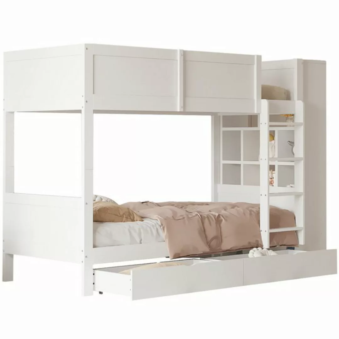 RIYO Etagenbett Kinderbett Doppelbett 90*200cm Stauraumbett, 90x200cm günstig online kaufen