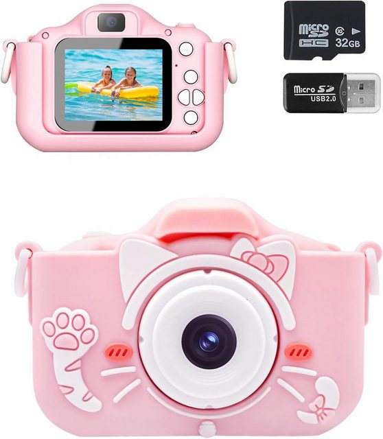 CGSGDK 2,0-Zoll 20MP/1080P wiederaufladbare Selfie- Kinderkamera (20 MP, mi günstig online kaufen